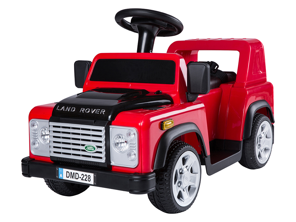 DA1520 Britpart LAND ROVER DEFENDER RED SIT ON TOY CAR SMALL 